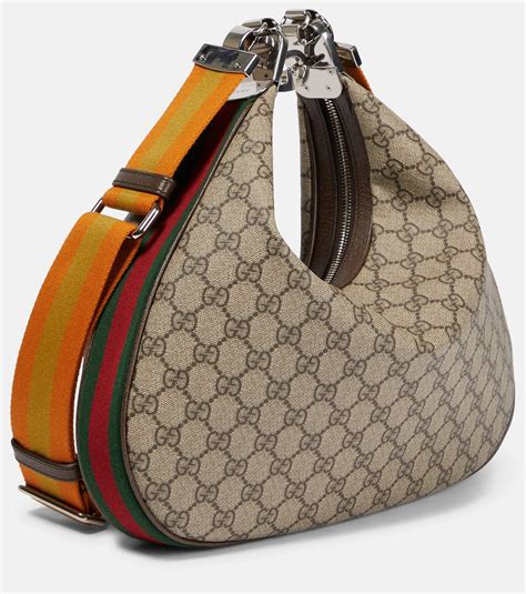 saccheggiato gucci|gucci attache large shoulder bag.